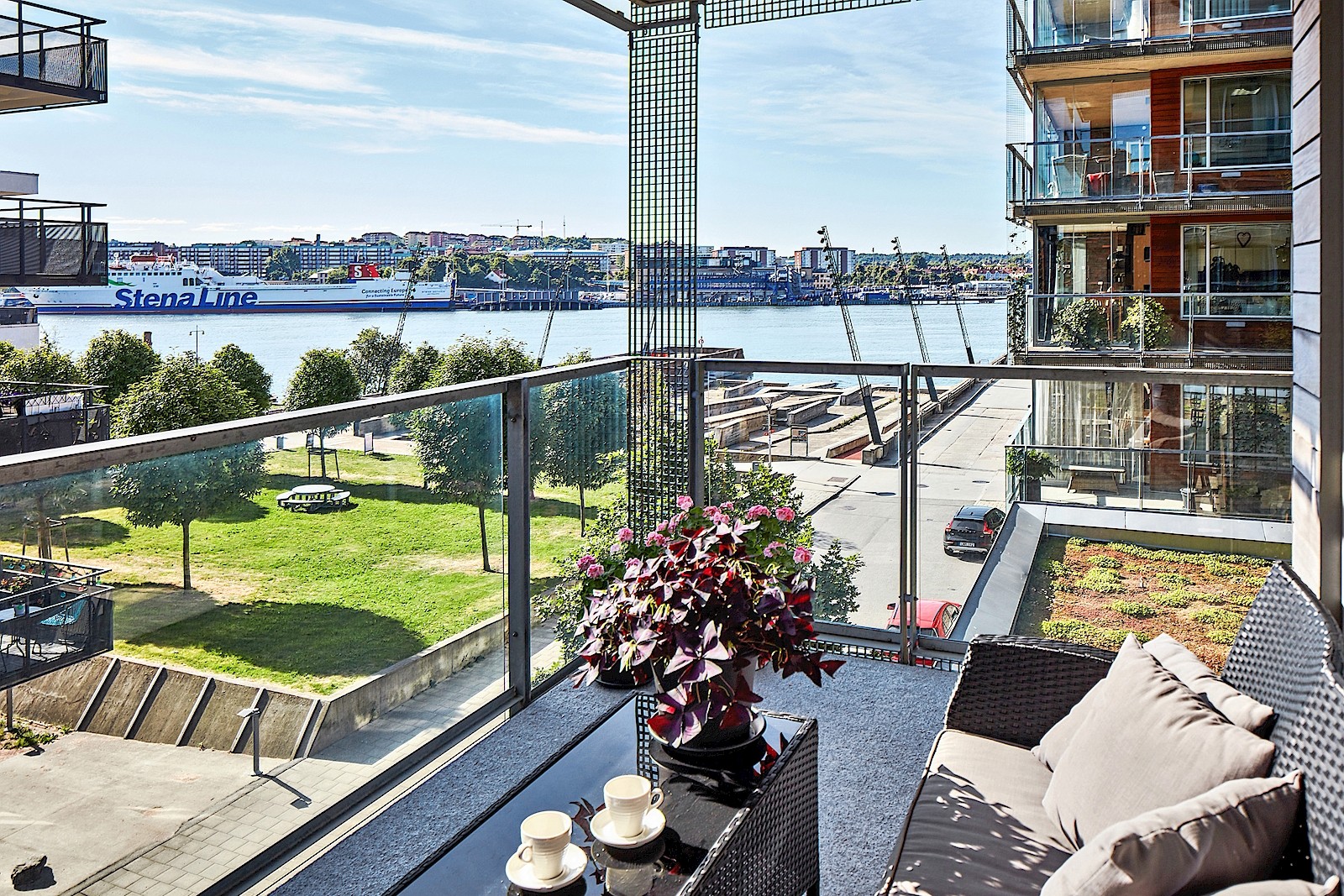 Utsiktsläge från denna bostad