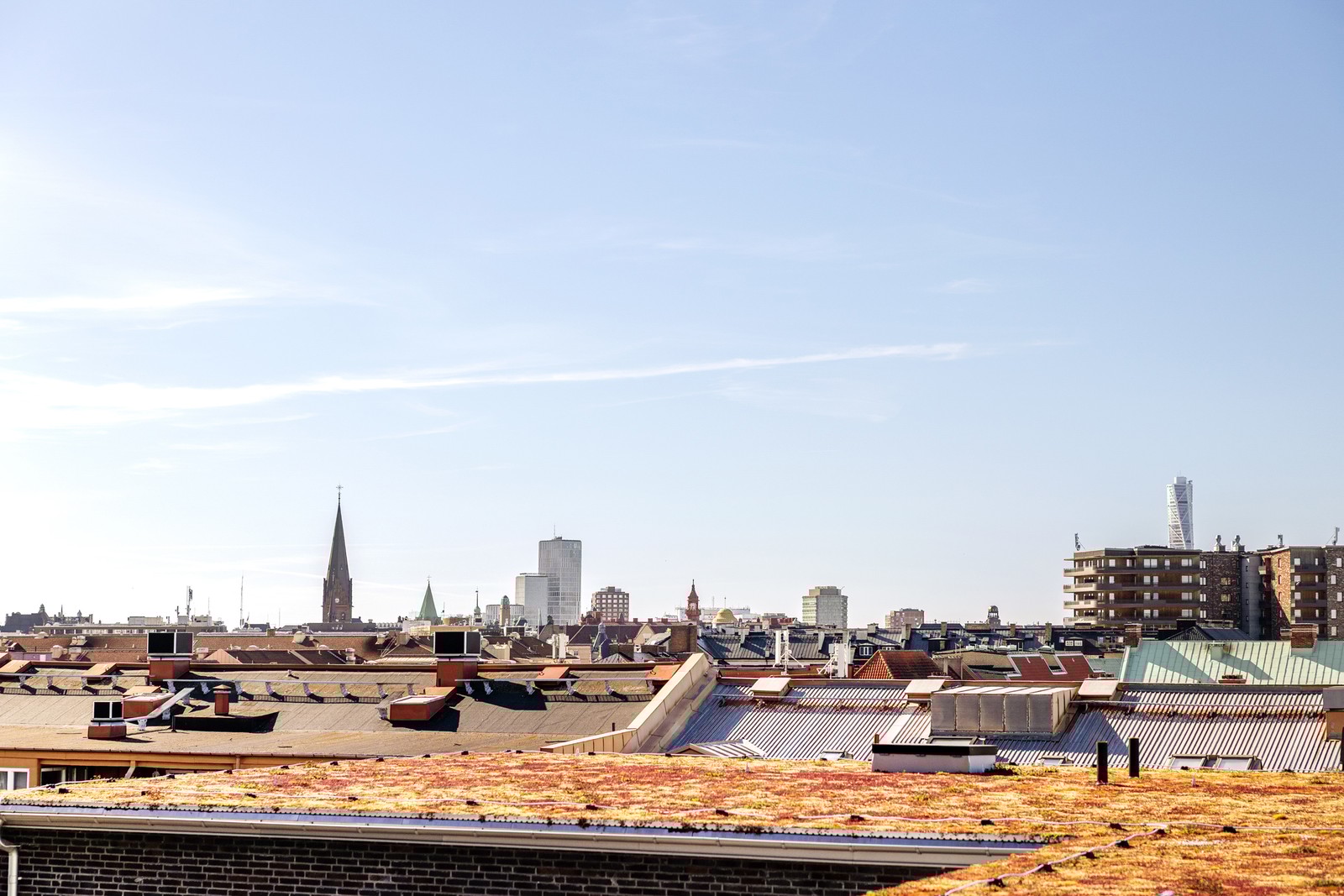 Utsikt över stora delar av staden