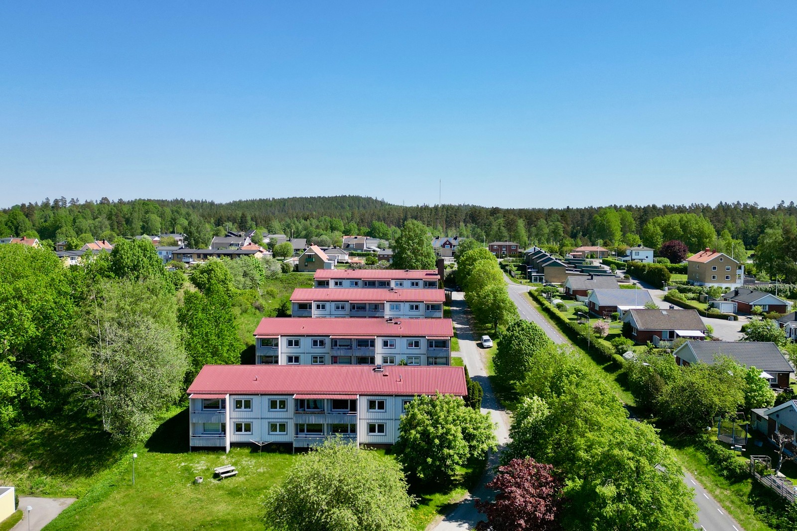Fyra byggnader - en förening och en gemenskap.
