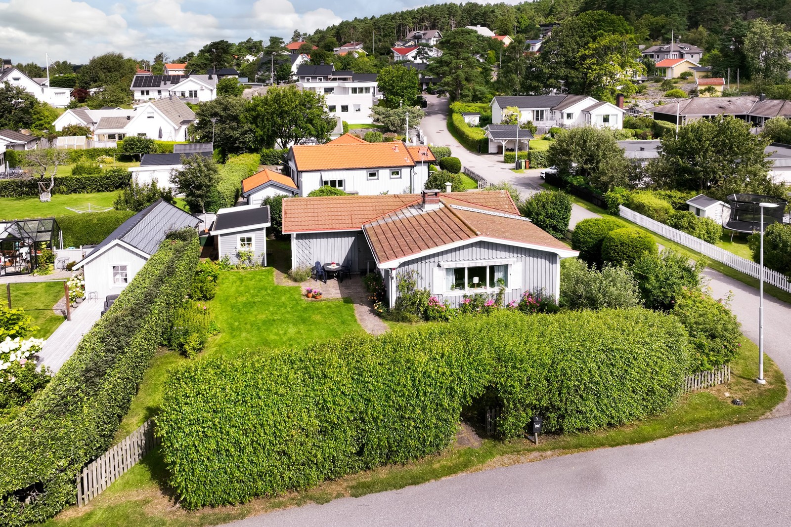 Fint hörnläge på denna bostad i Åsa