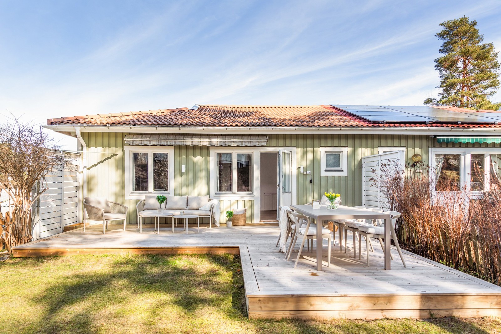 Solig och trygg baksida