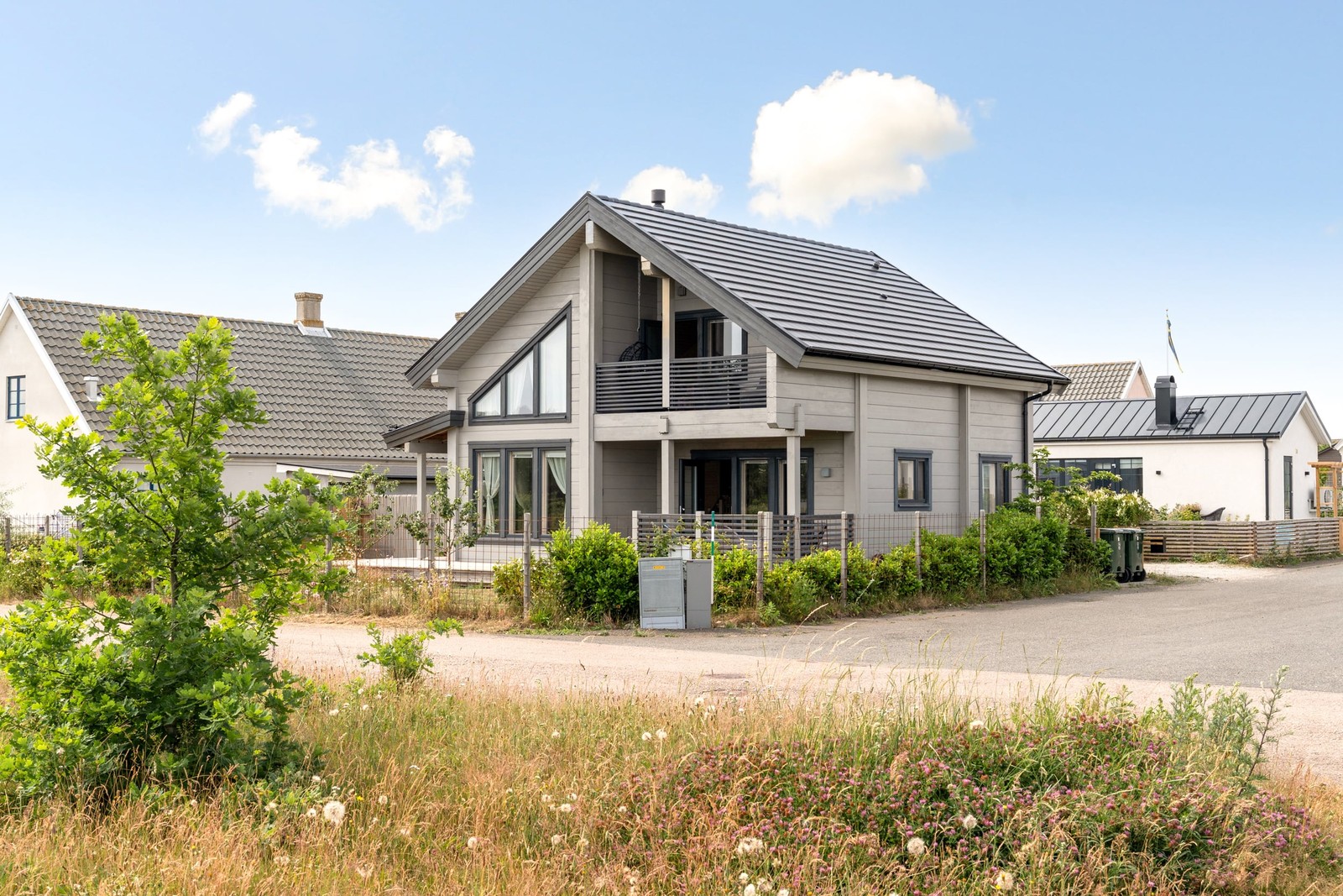 Ett enastående timmerhus med vacker exteriör och hälsosamt inomhusklimat