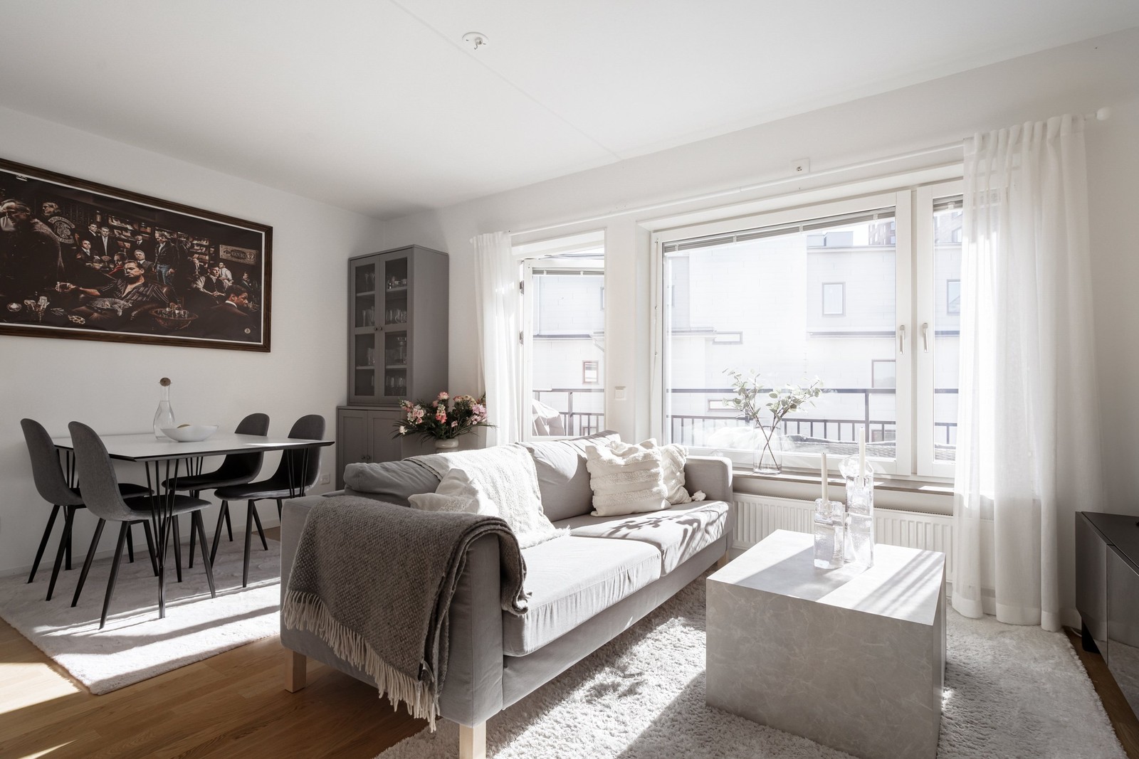 En trevlig bostad som gör det lätt att trivas i.