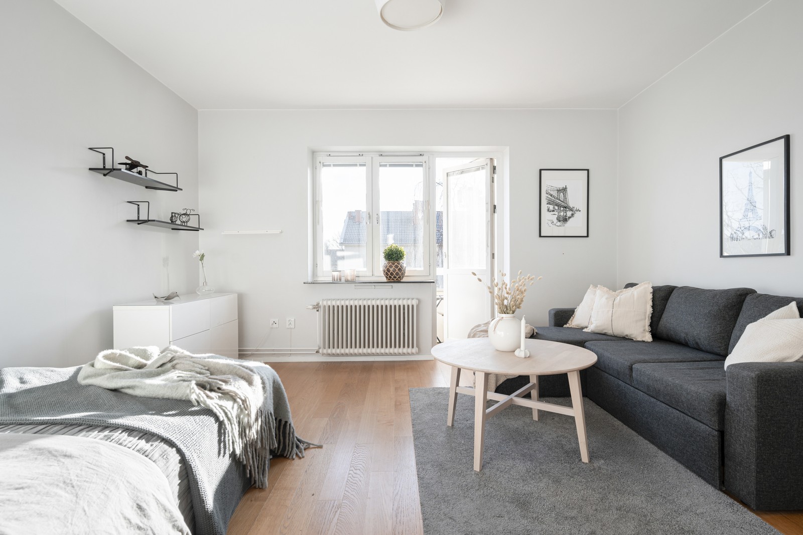 Varmt välkomna till Femkampsgatan och denna mysiga etta