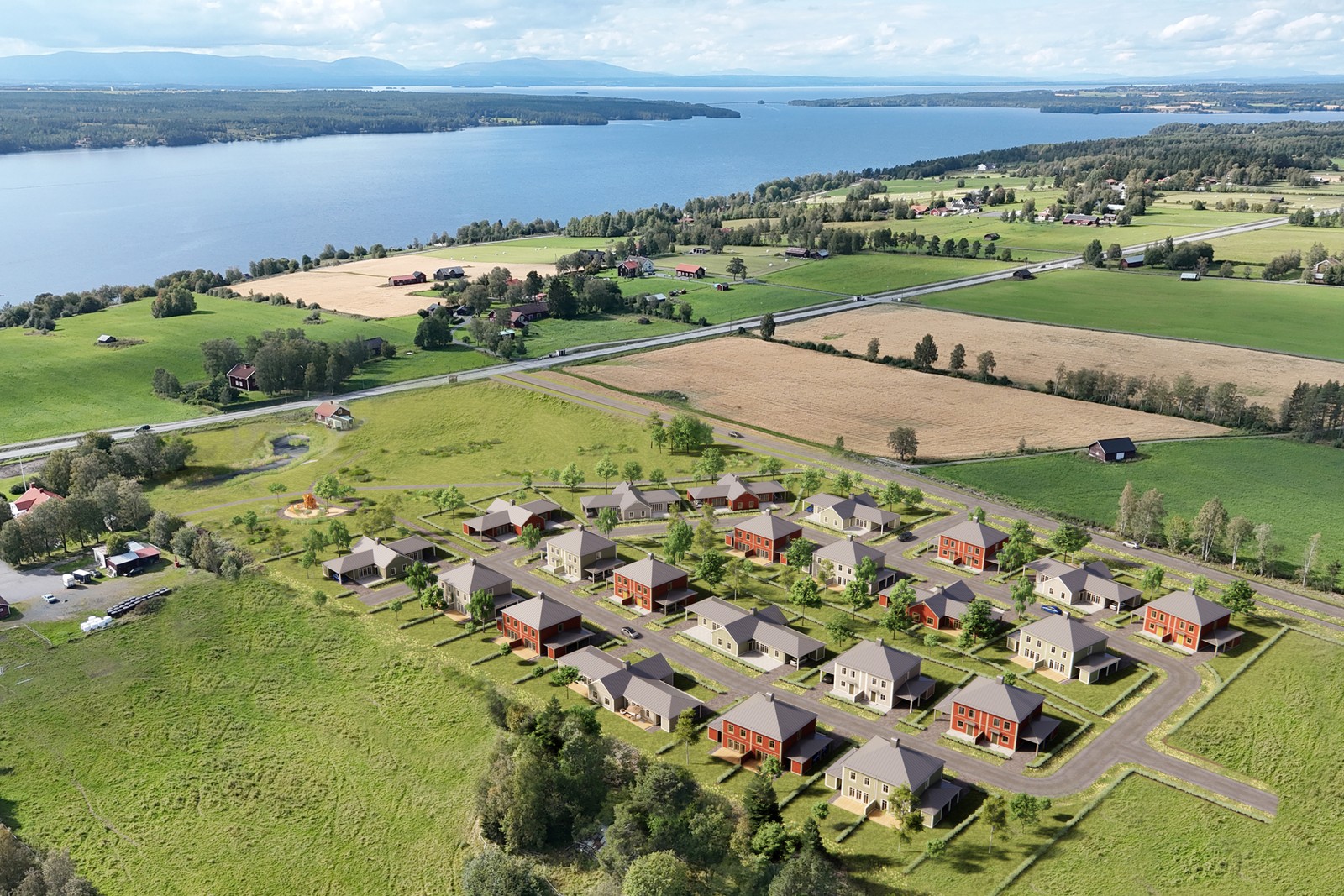 Illustration Blomsterhagen översikt