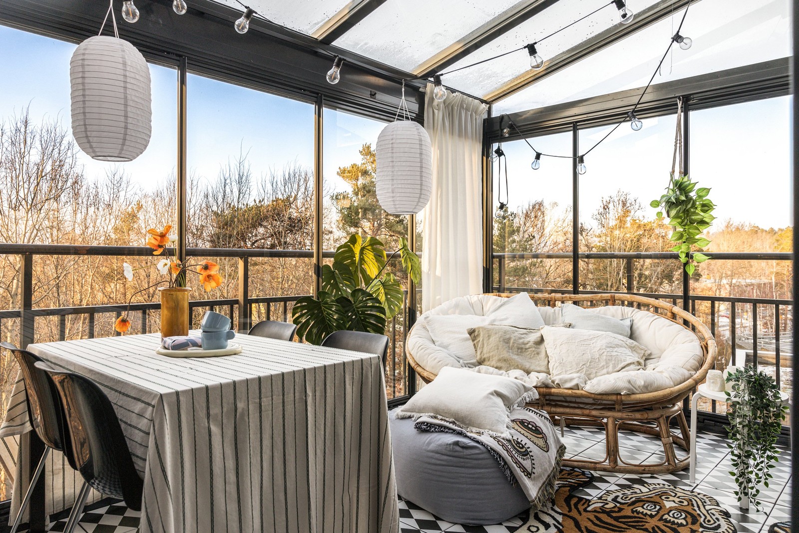 Ett utrymme som förlänger bostaden ytterligare