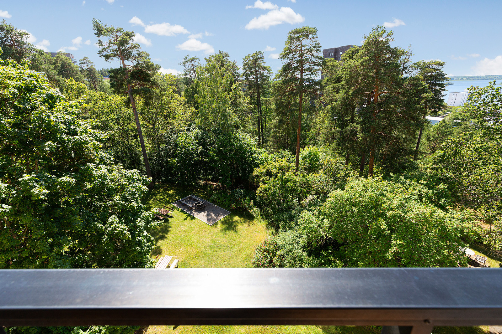 Utsikt från balkong