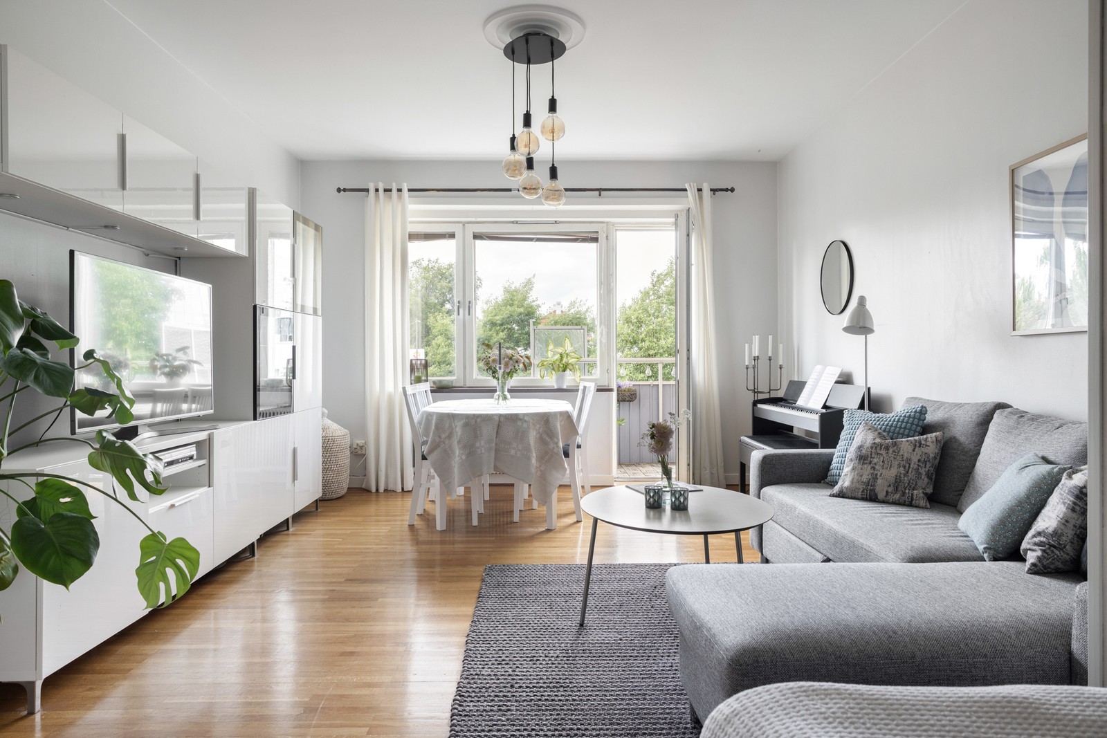 Vardagsrummet rymmer allt man behöver