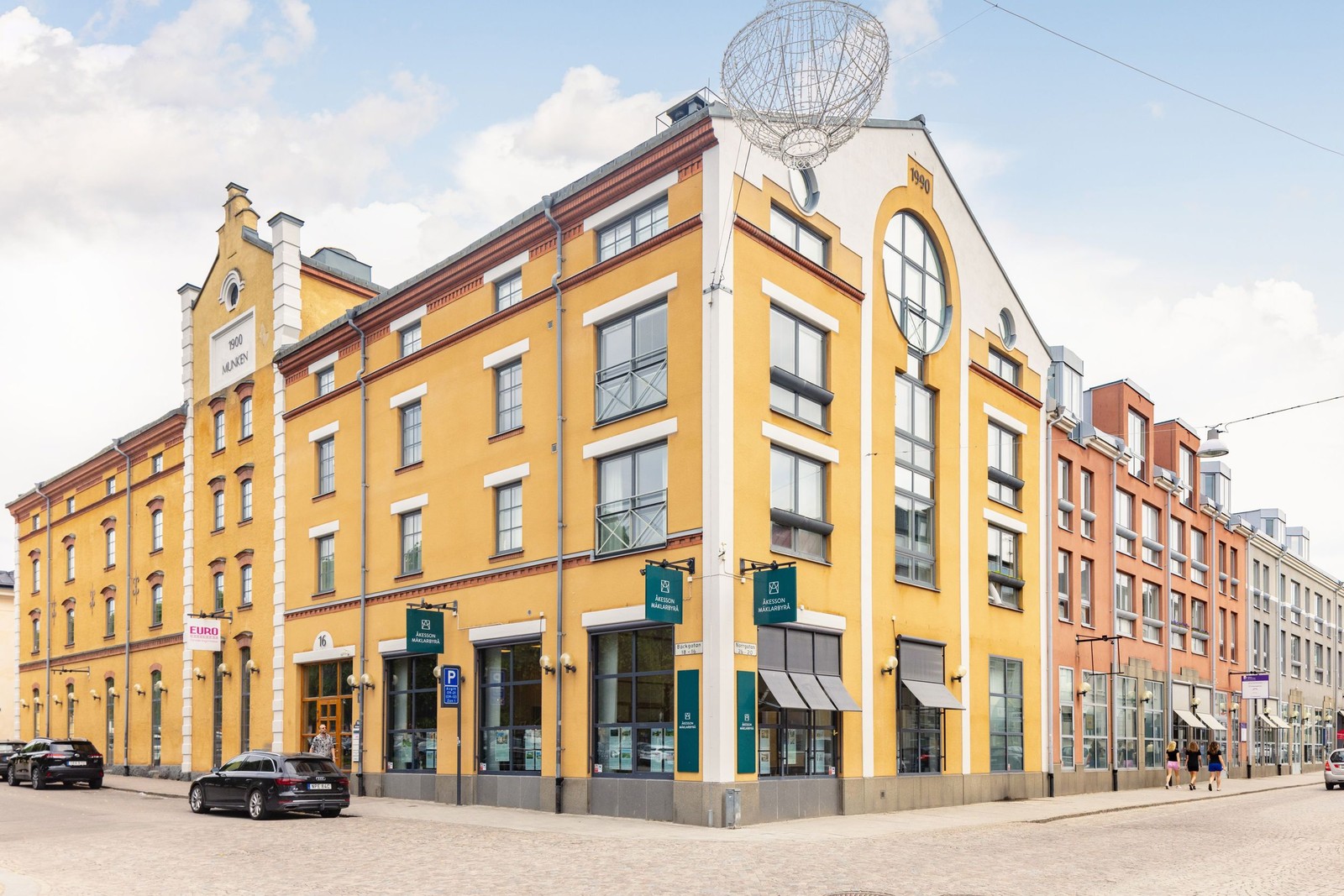 Vy från första entrén