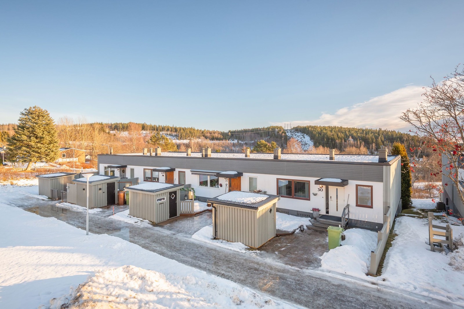 Högt och fint gavelläge