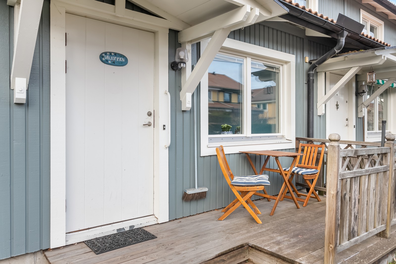 Uteplats vin entrén