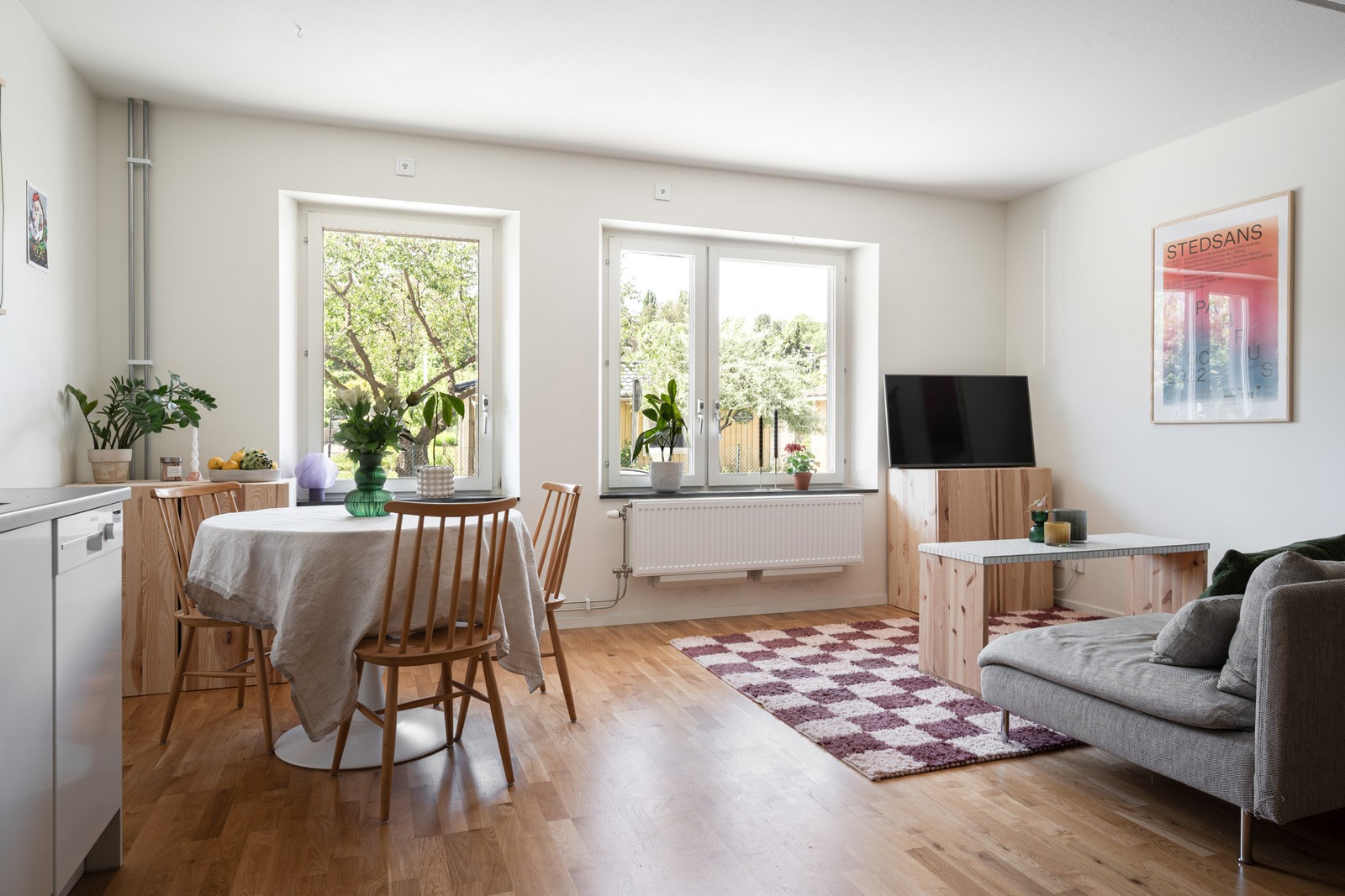 Bostaden är full av smarta ytor