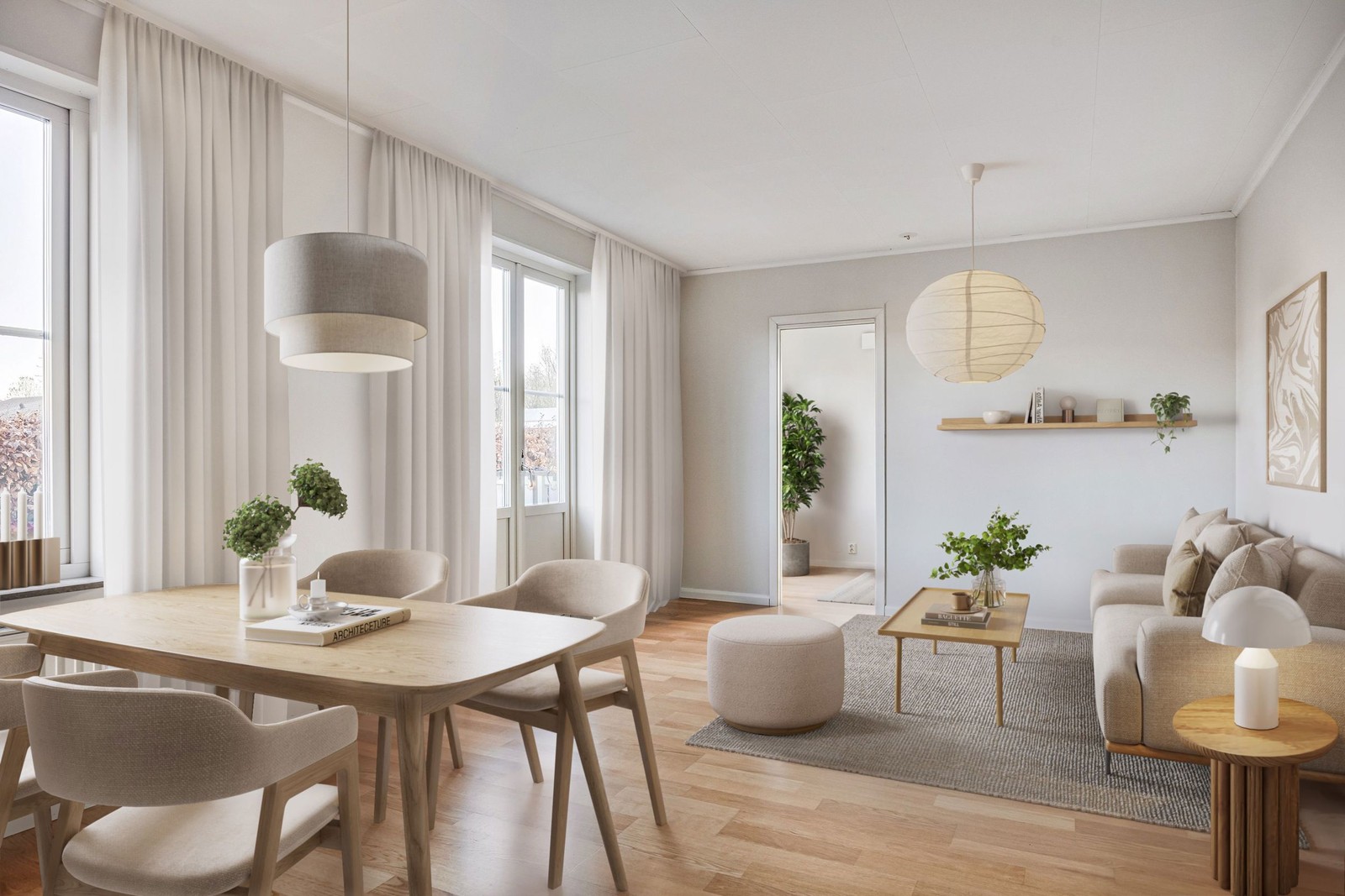 Redigerad bild med E-styling.