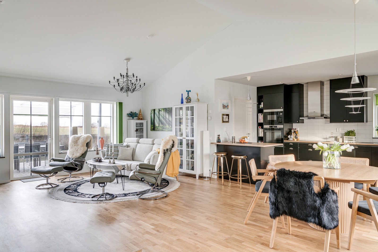 En luftig och inbjudande planlösning