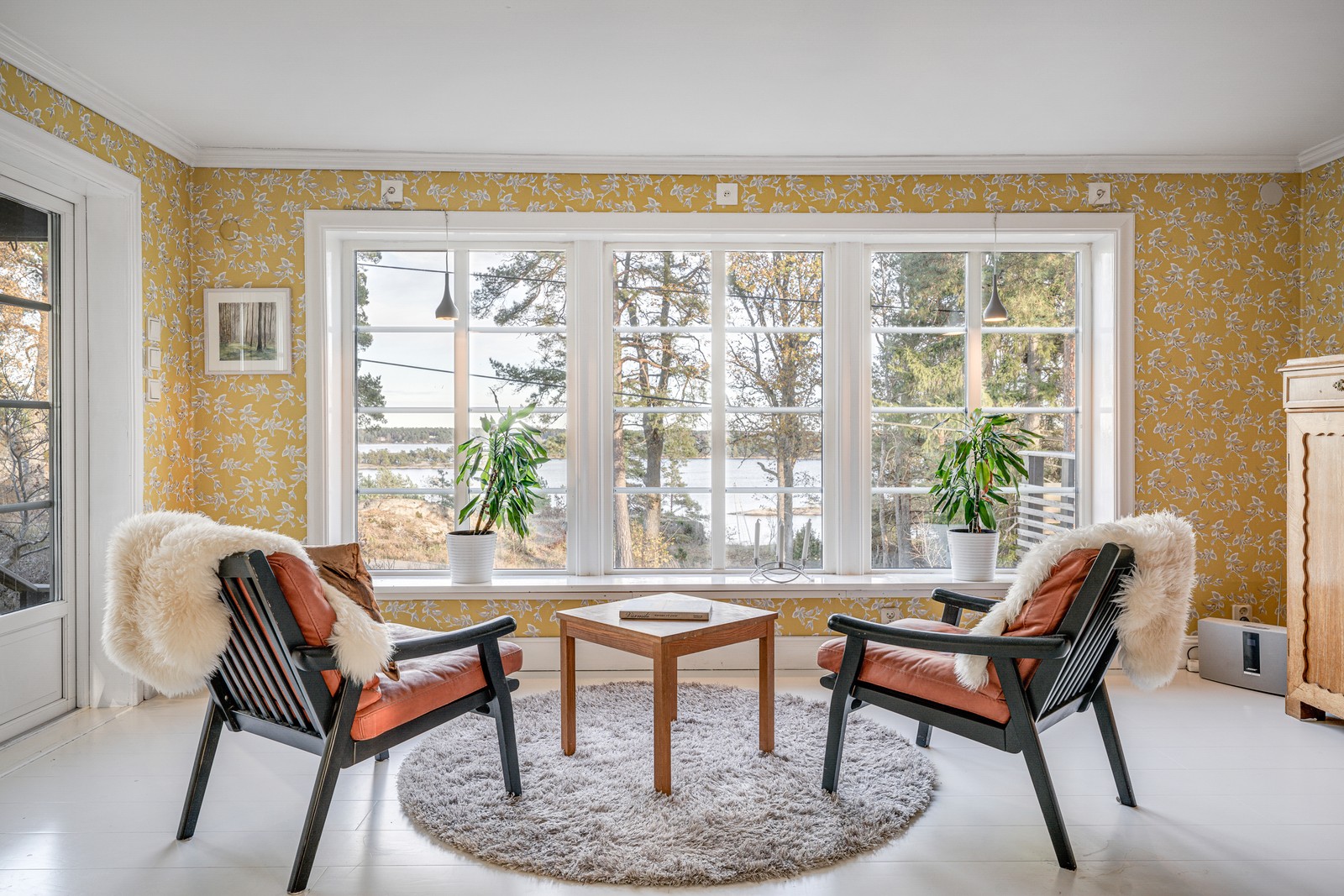 Magisk vy över Älgöfjärden