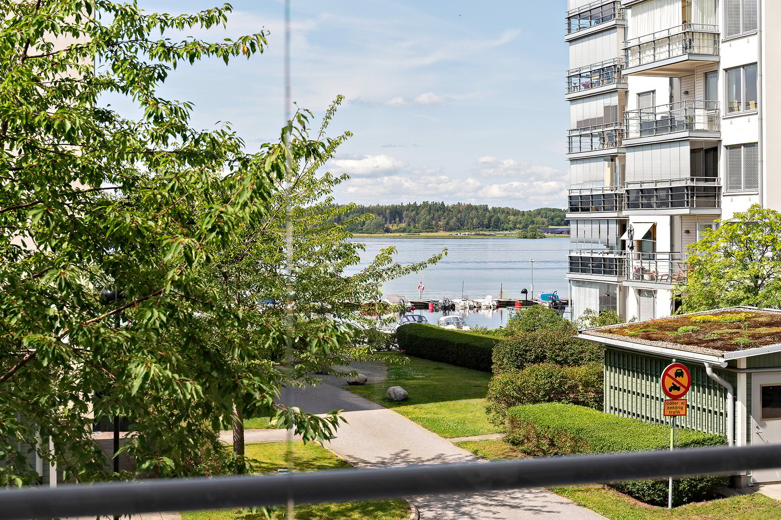 Utsikt från balkong