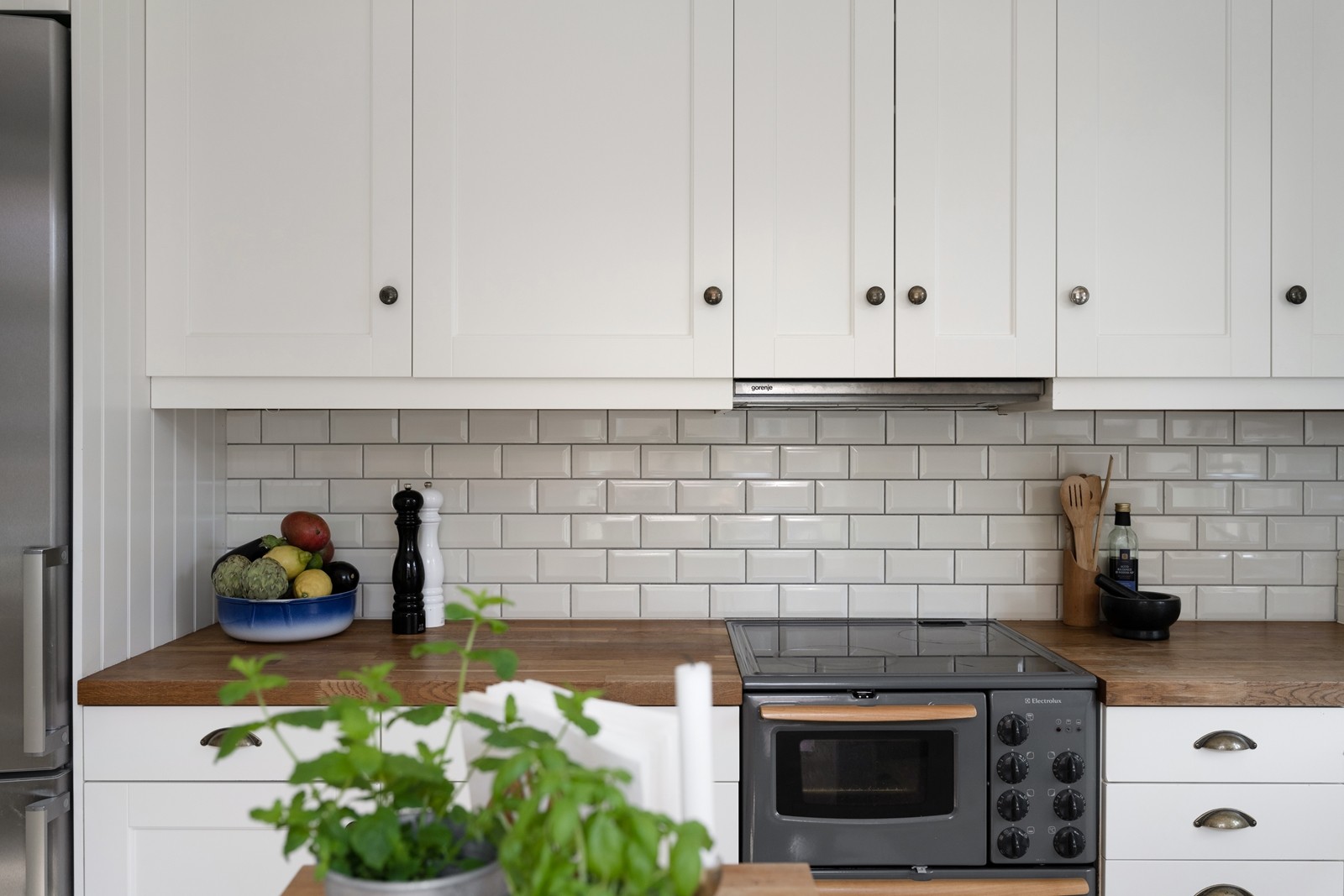 Tjusigt och arbetsvänligt kök