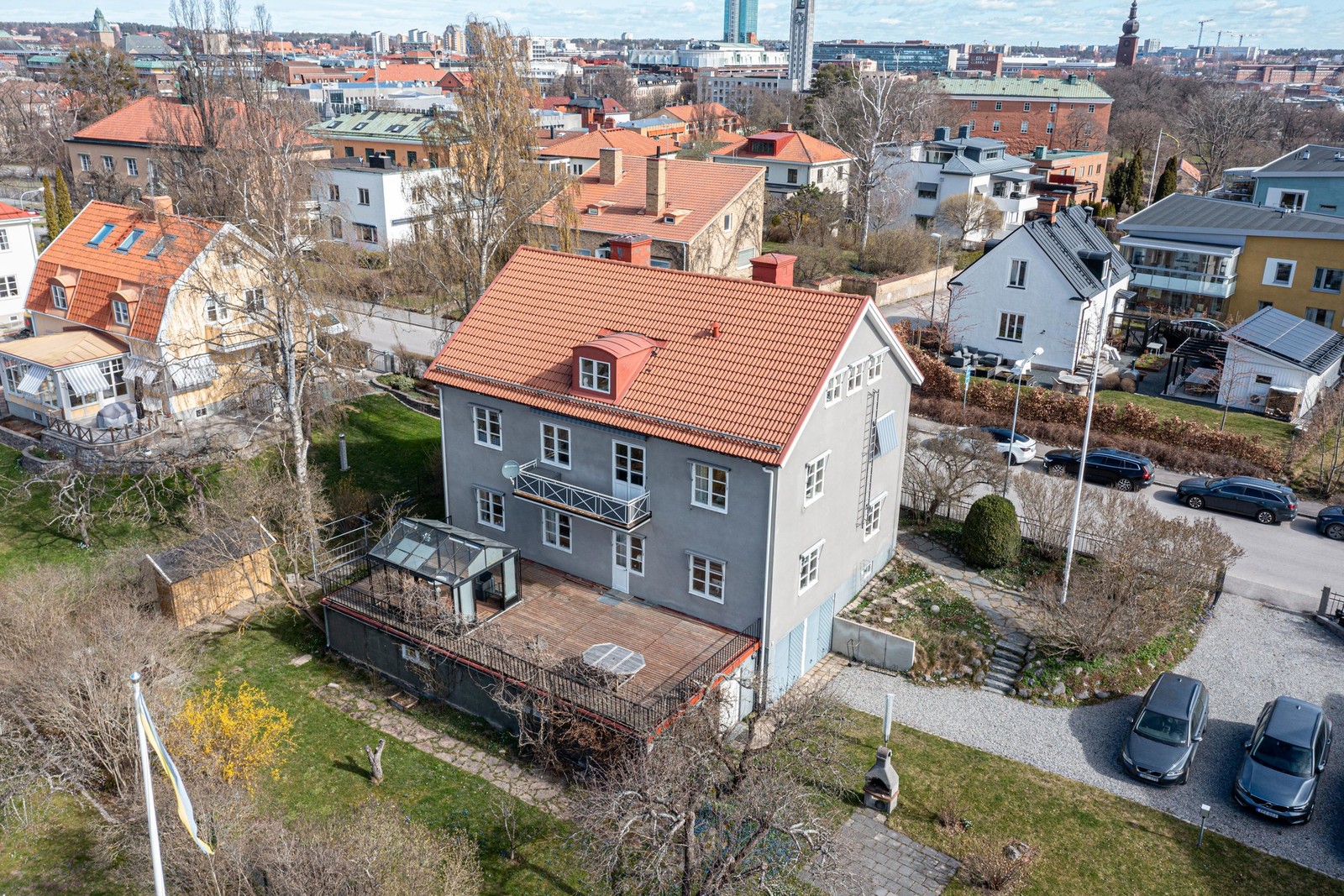 Huset från trädgårdssidan