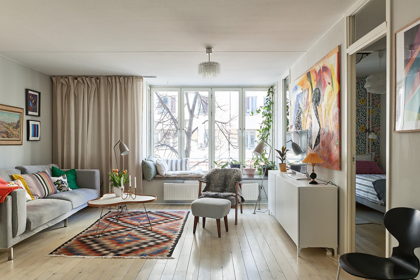 Utmärkt disponerad 4:a i sjönära kvarter