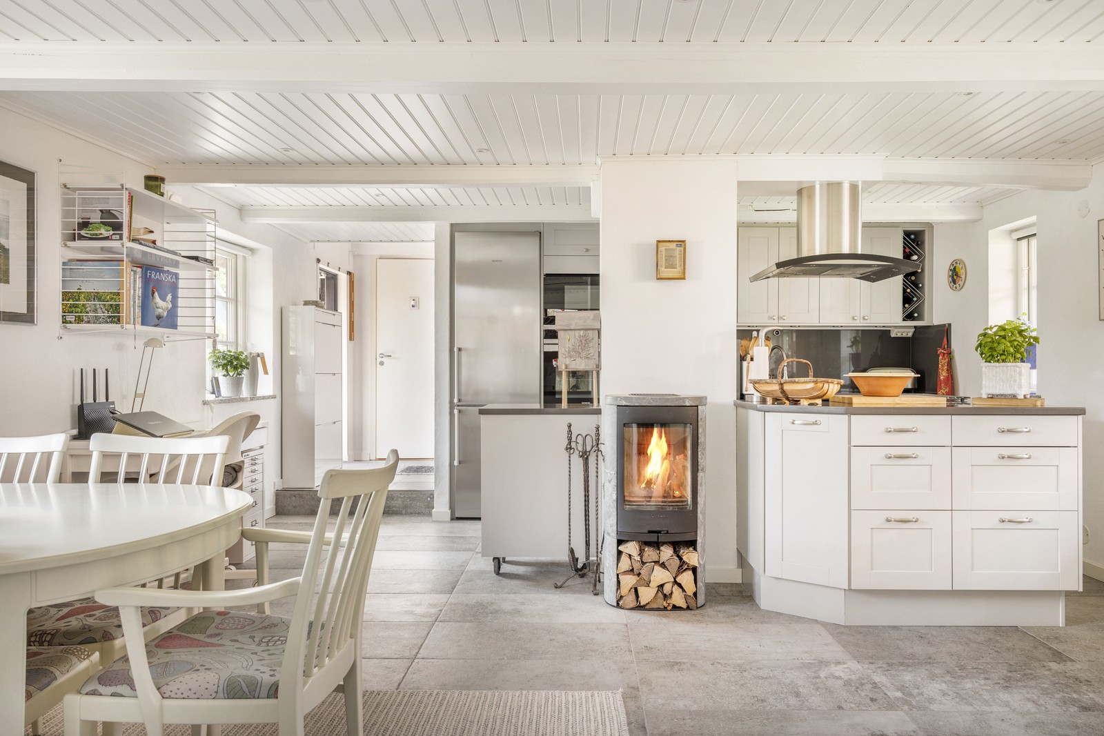 Kamin för vintermys