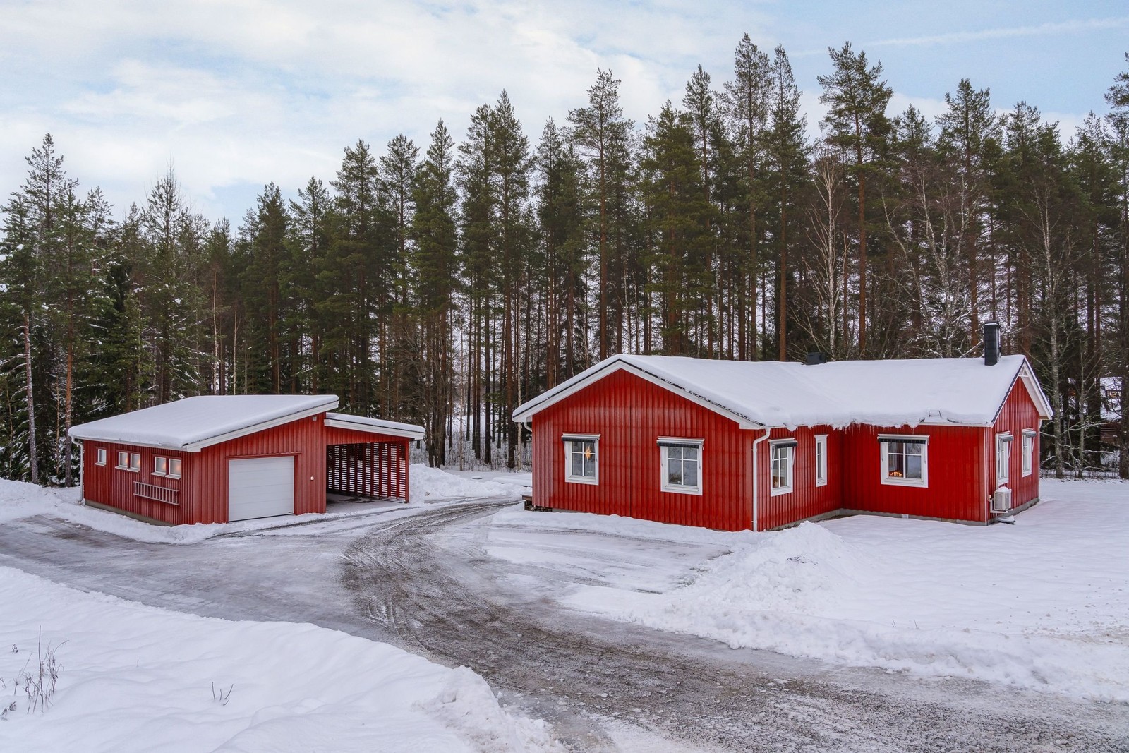 Trevlig enplansvilla med fint läge