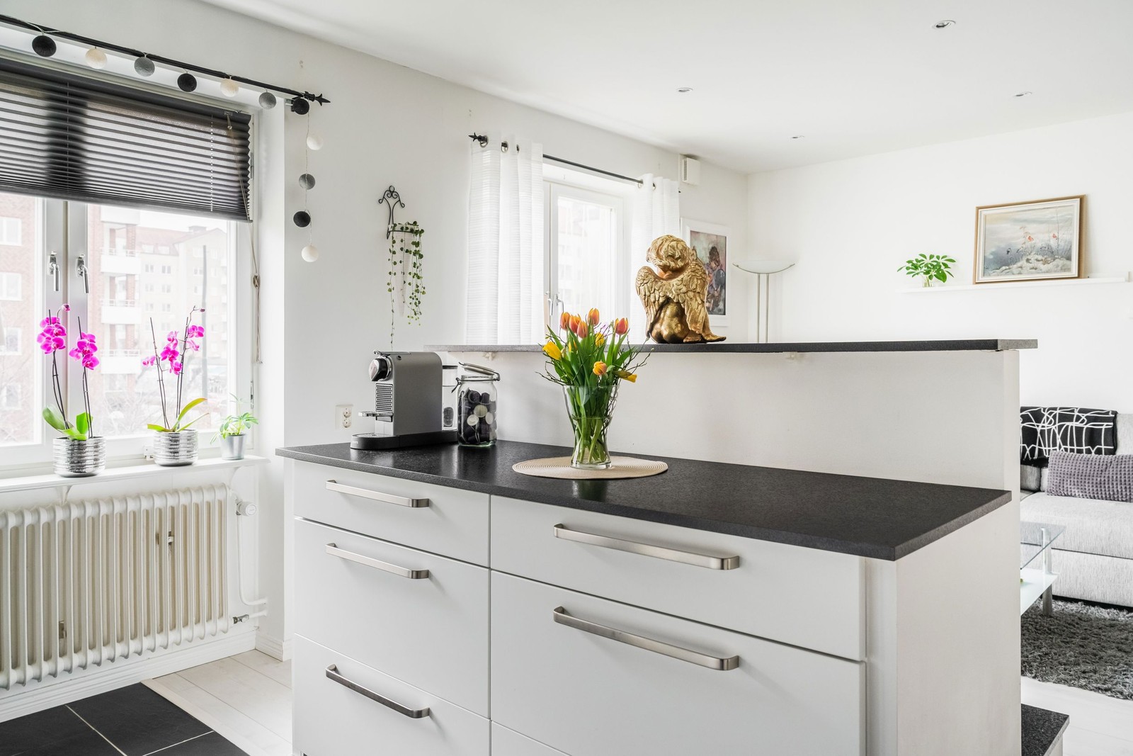 Köksön delar av kök och sällskapsrum