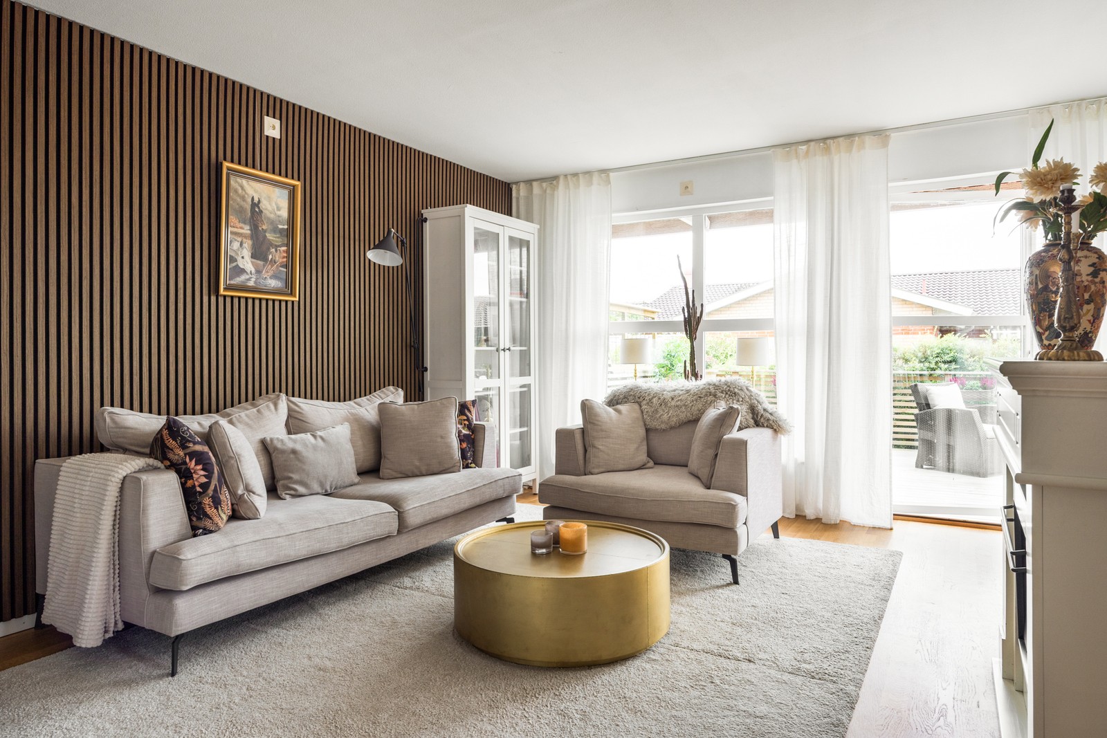 Akustikpanelen ger en ombonande känsla