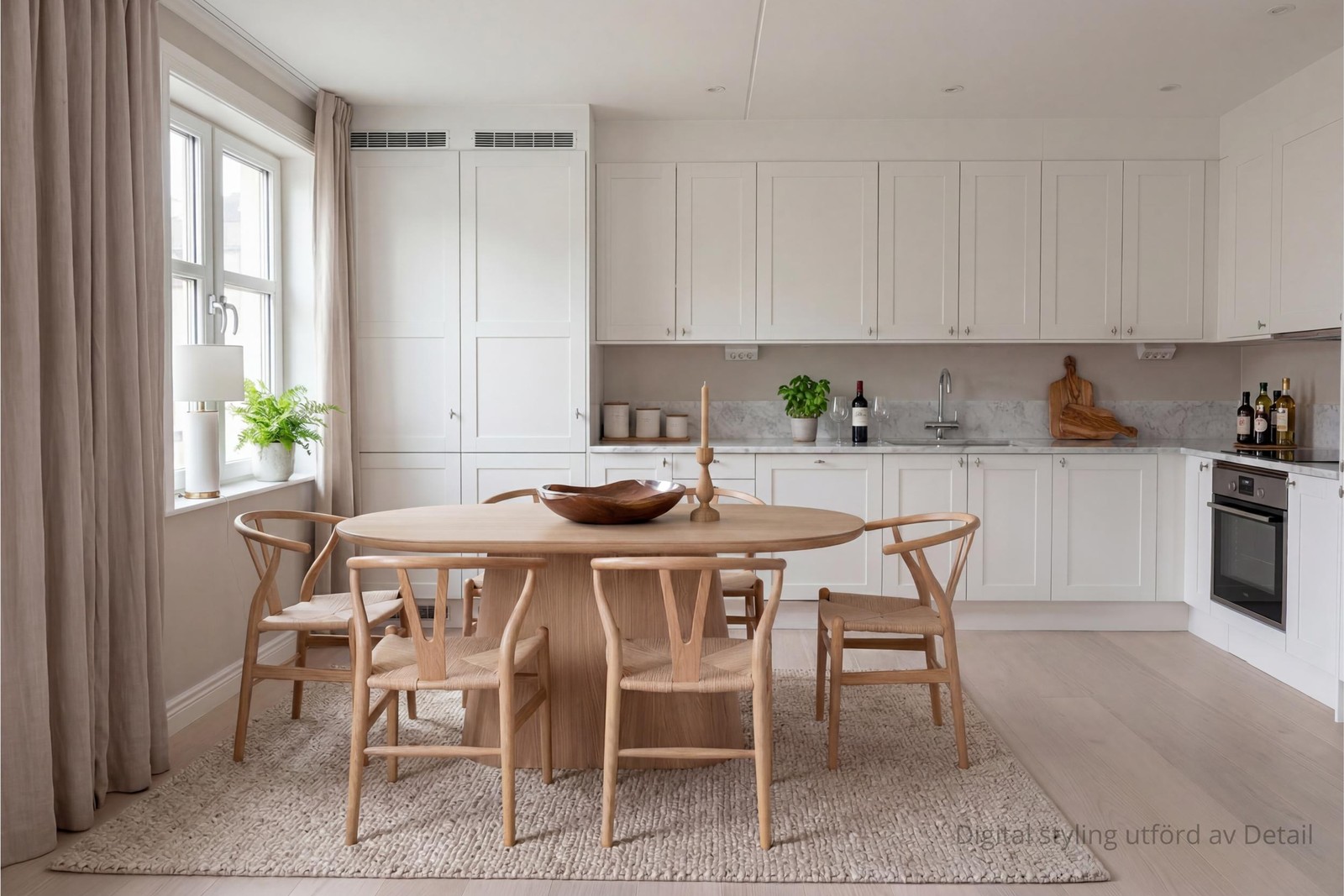 Kök med matplats