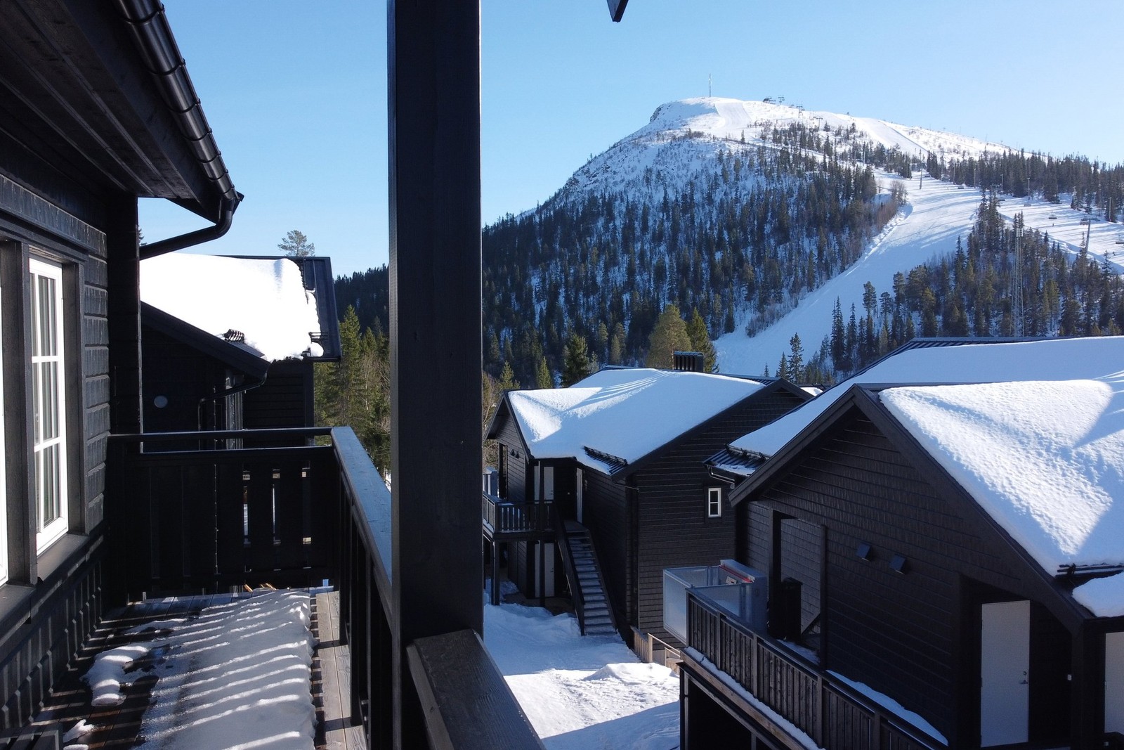 Utsikt från balkong