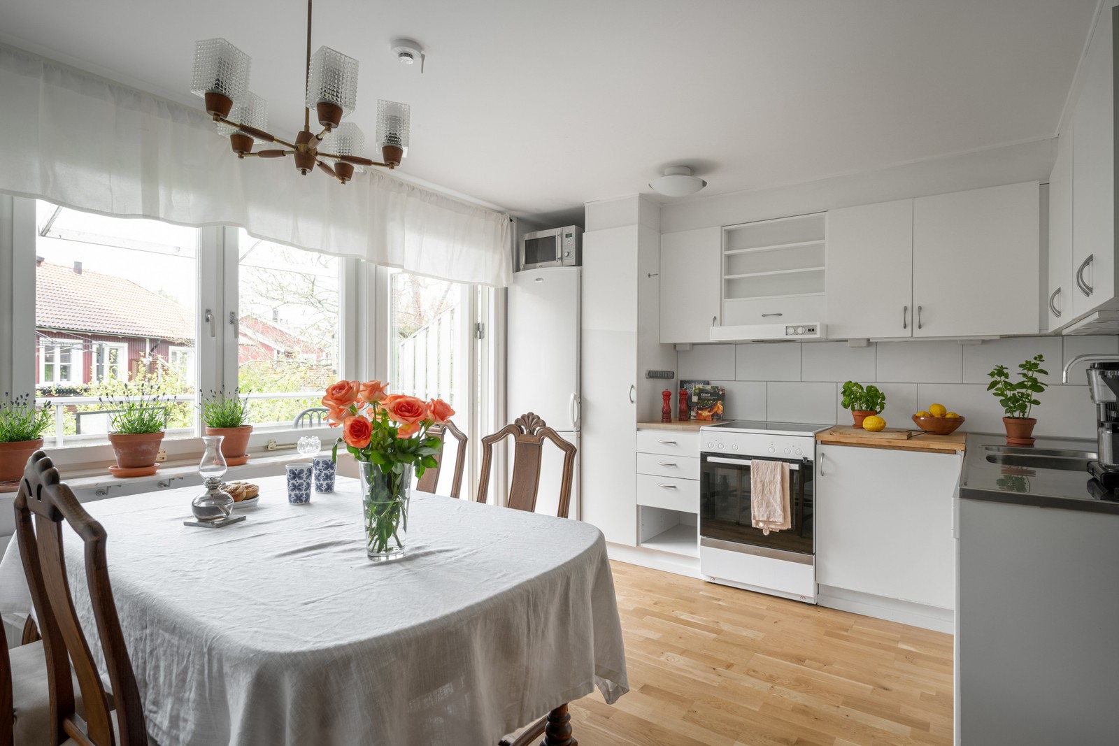 Väldigt ljus och trevlig lägenhet