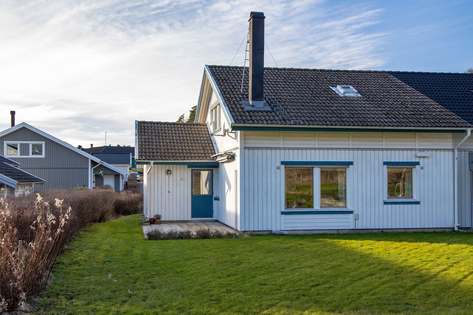 Uteplats i soligt söderläge