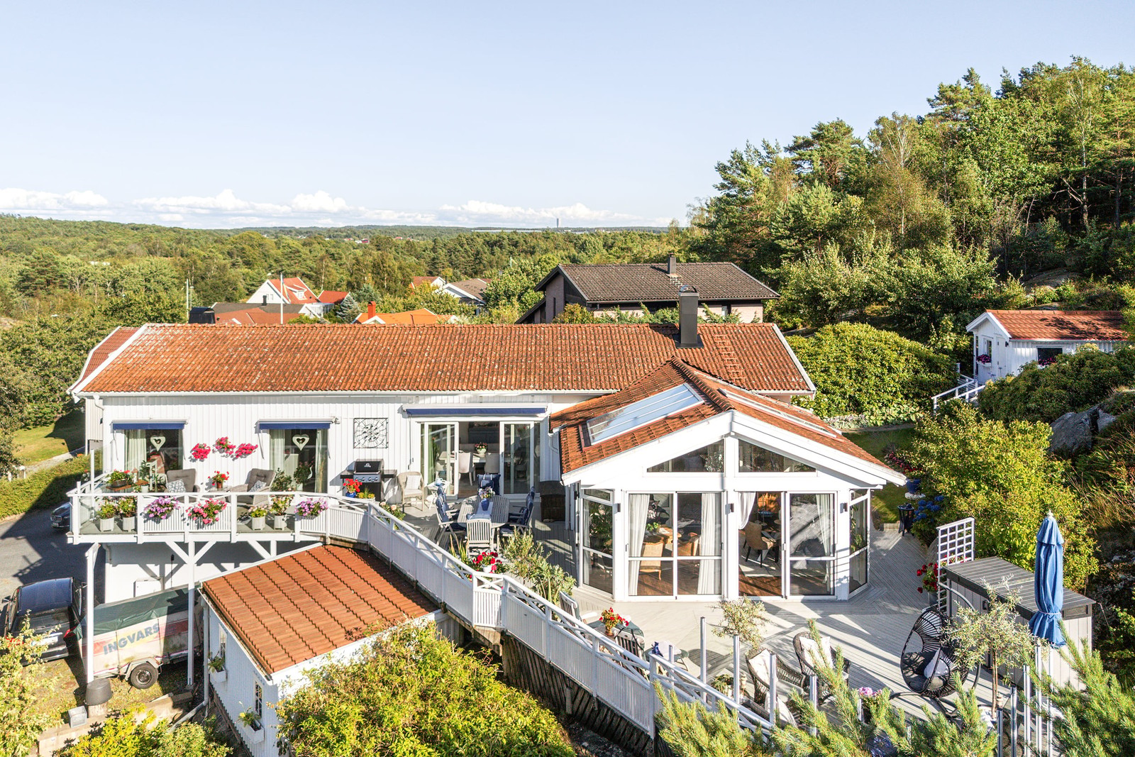 Villa med fantastisk utomhusmiljö