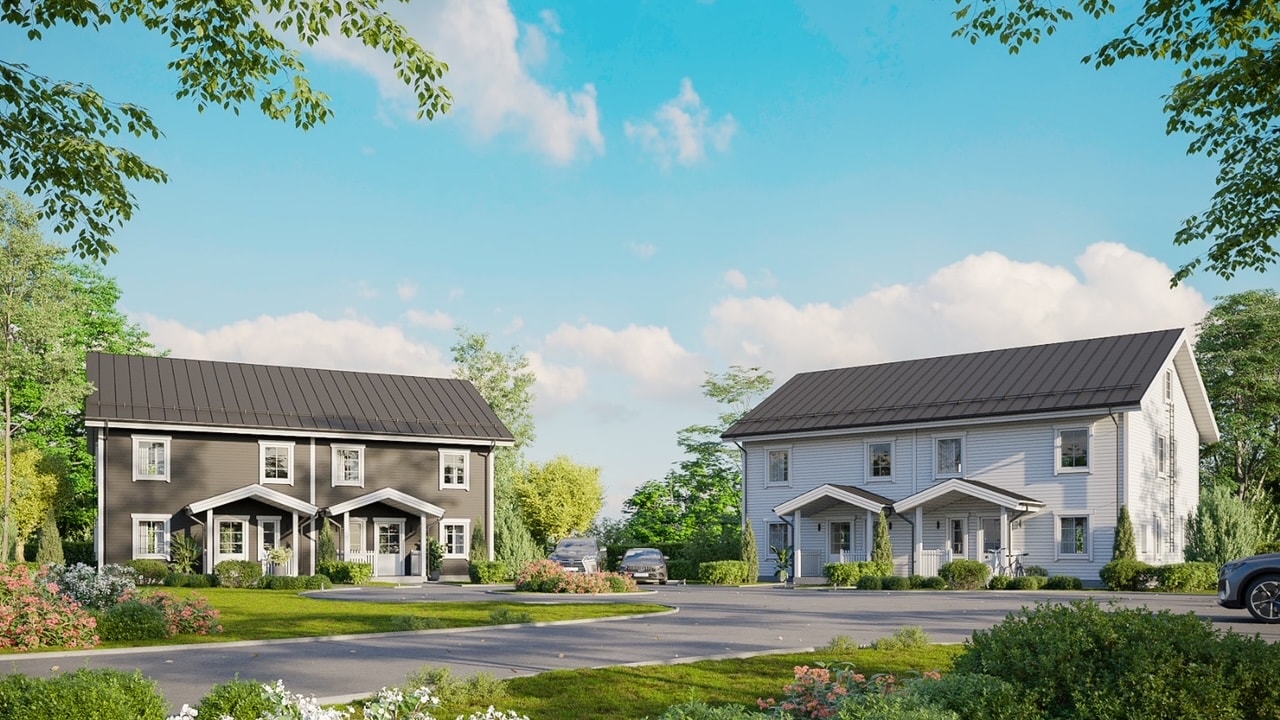 Välkommen att boka ett parhus med fint läge på Alnö