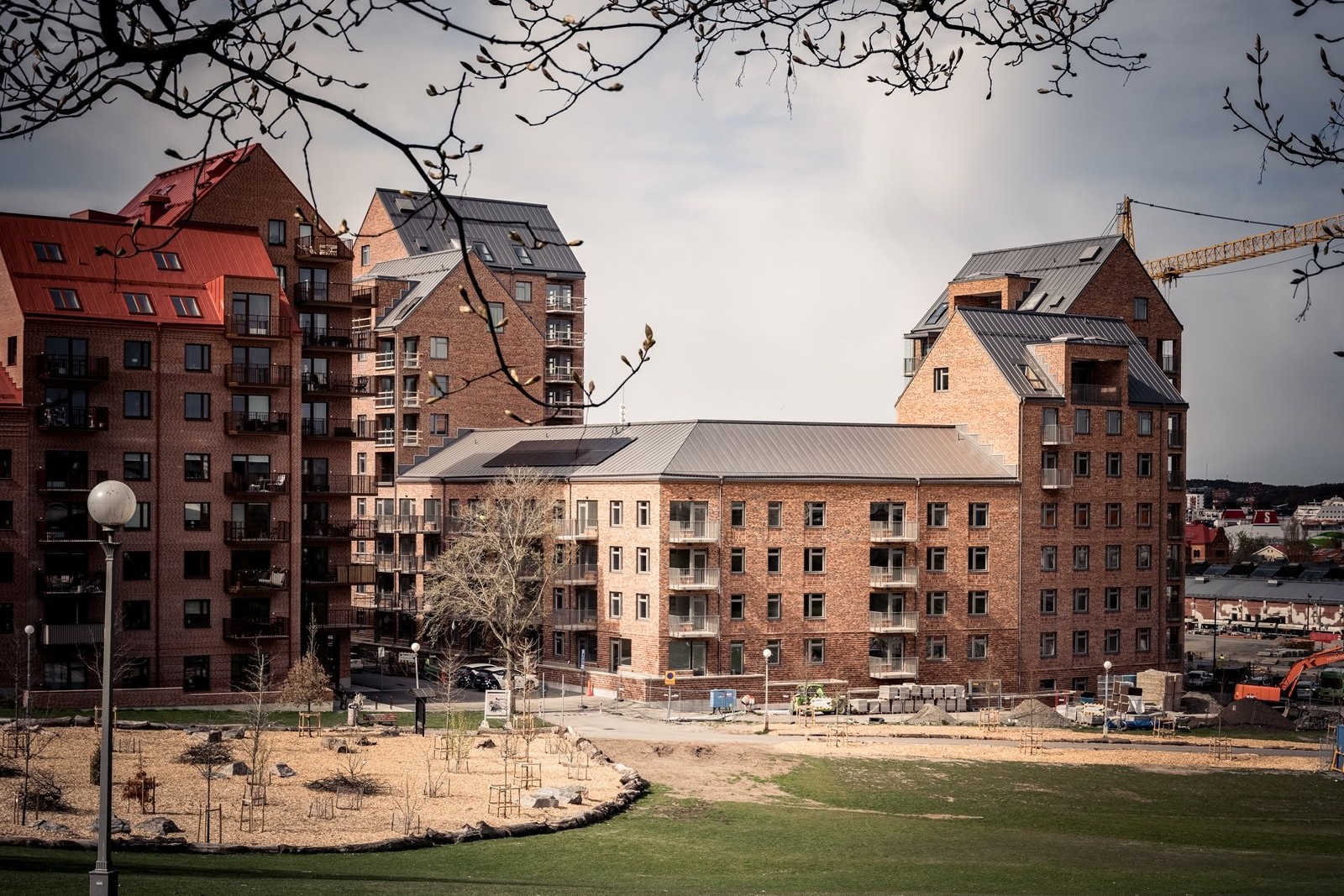 Föreningen är en del av det nya bostadsområdet Fixfabriken som växer fram i Majorna