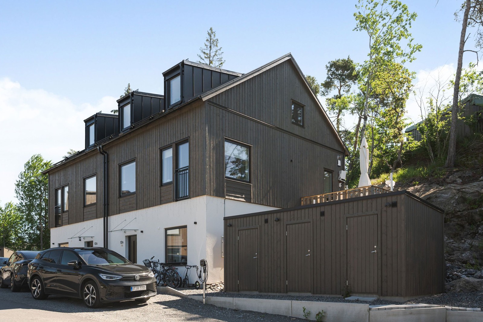 Nyproducerat parhus i tre våningar