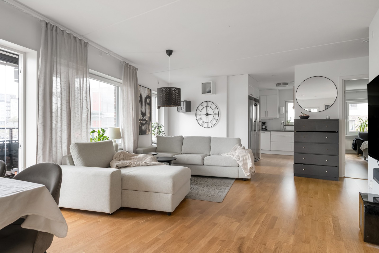 En mycket ljus och härlig planlösning