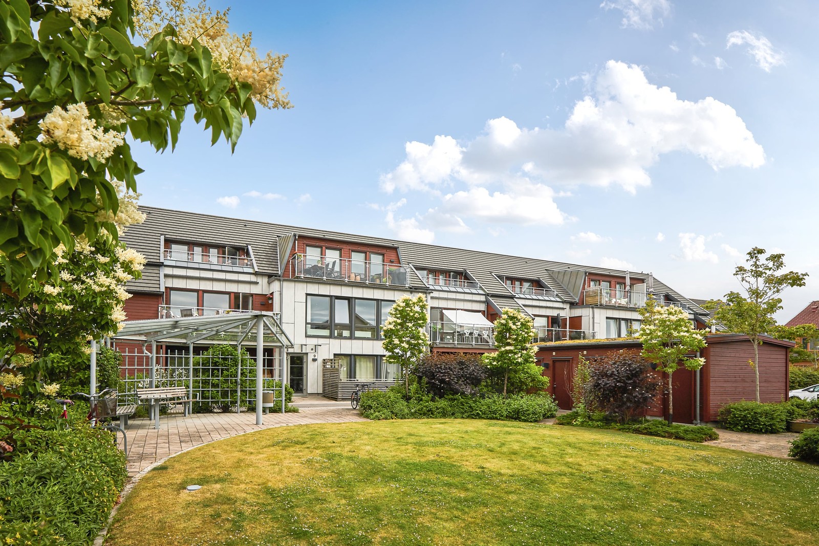 Föreningens mysiga innergård