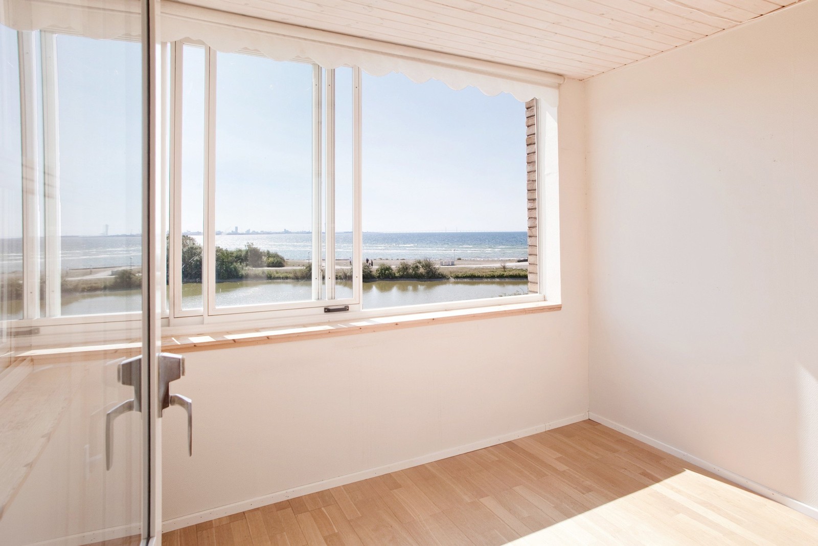 Inglasad balkong på våning 3