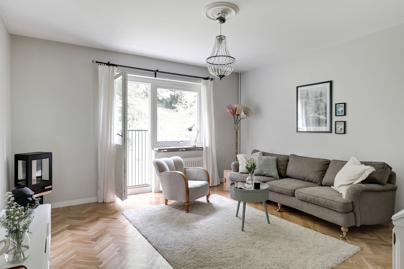 Nu presenteras denna mysiga tvåa på Fredriksdalsgatan 5c