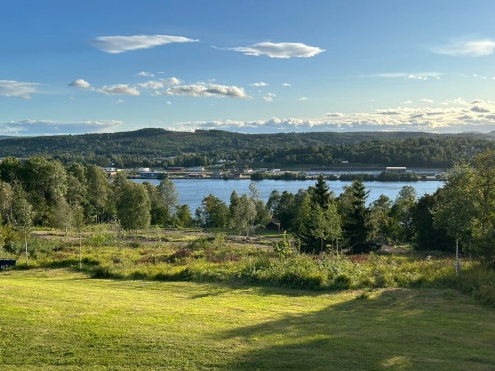 Utsikt över alnösundet.