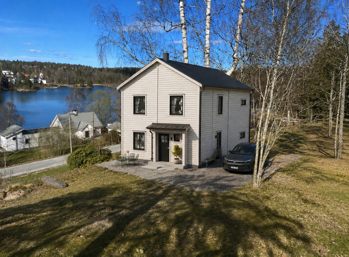 AI genererad bild med optimal 158 på tomten