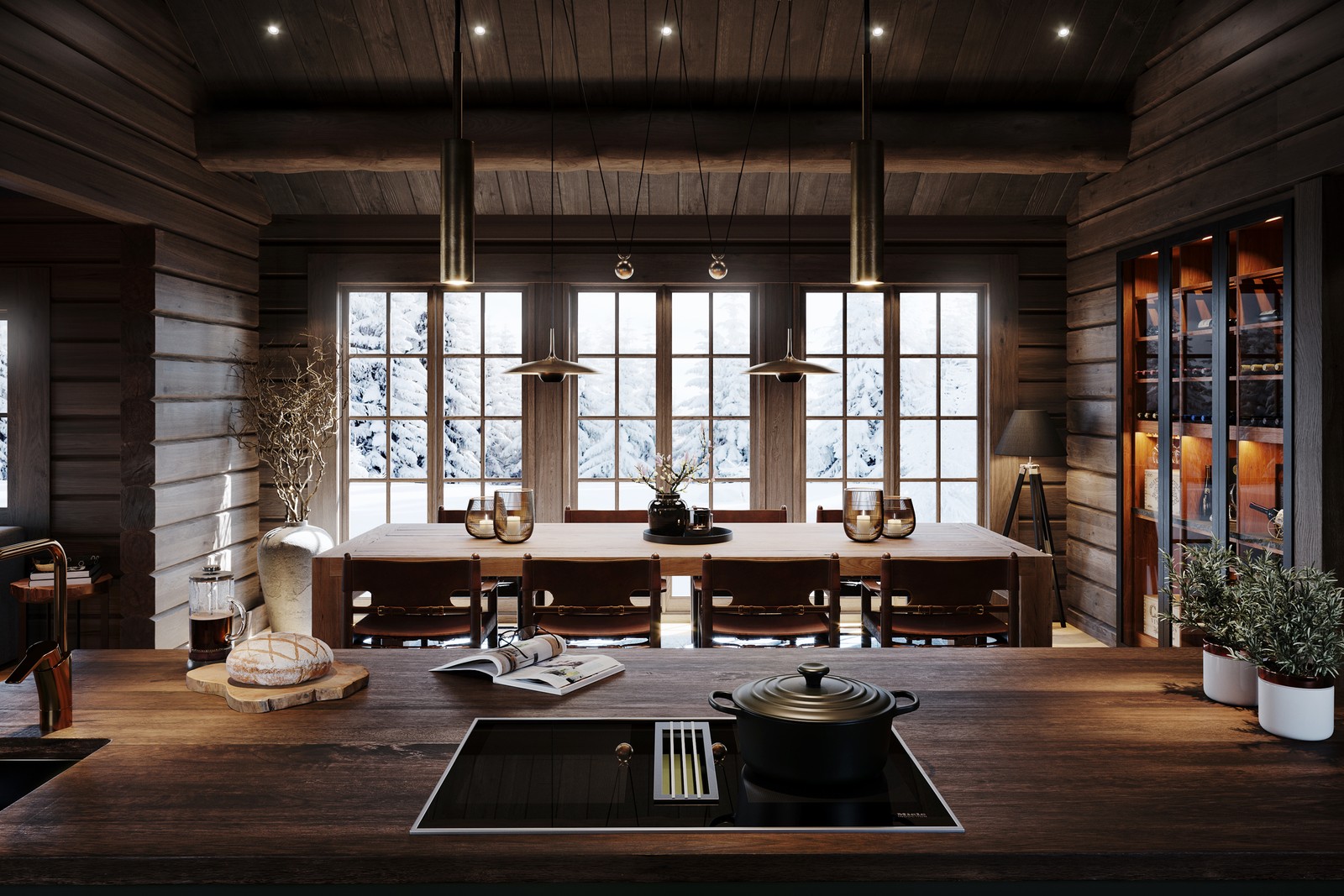 Köket skapat för gemenskap, högtider och generösa måltider