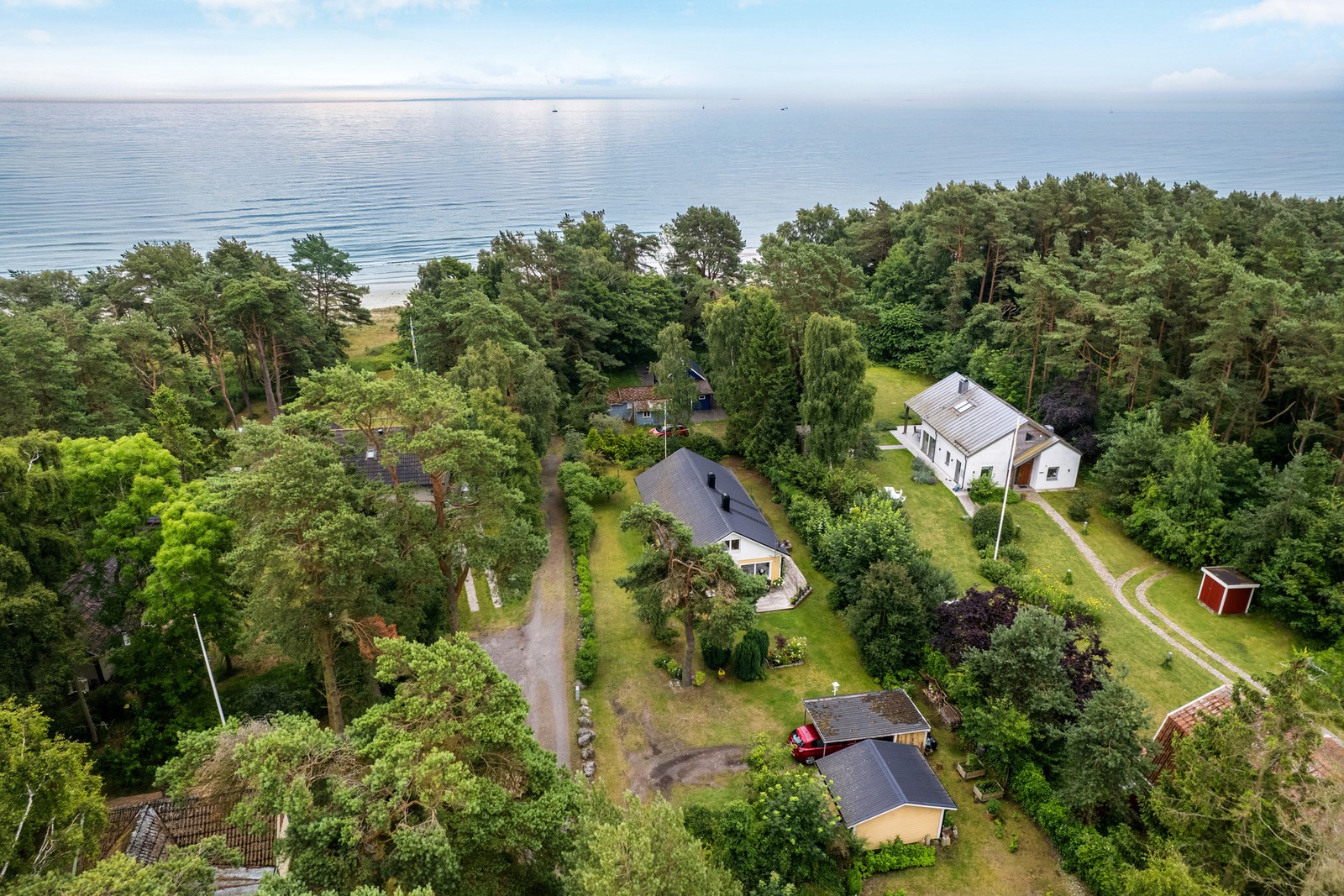 Underbart läge vid Kyhls Strand