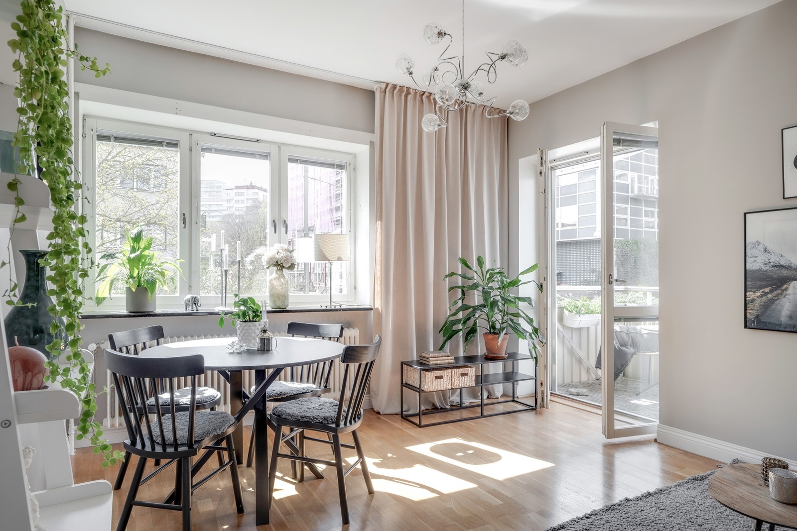 Härligt ljusinsläpp tack vare gavelläget