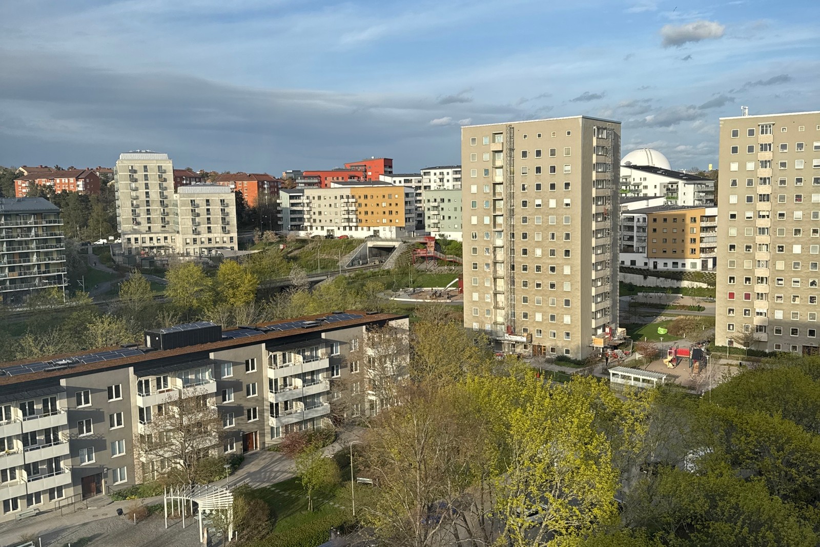 Utsikt mot Södermalm och Årsta