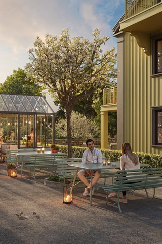Orangeri i trädgården
