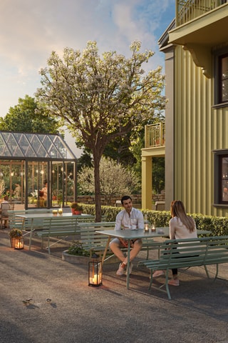 Orangeri i trädgården