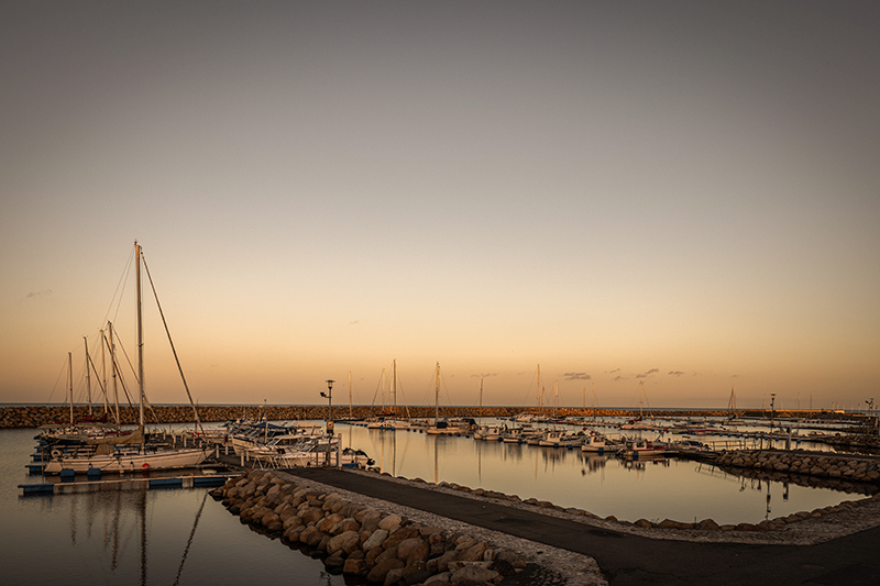 Skymningsbild - Simrishamn