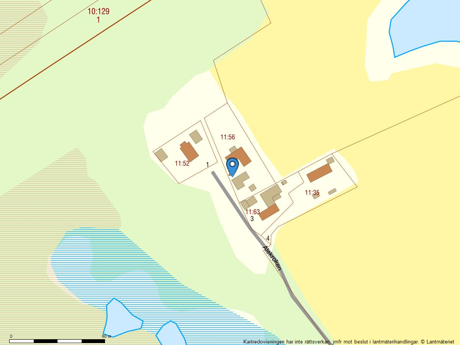 Fastighetskarta. Alekroken 2 - Bjurfors