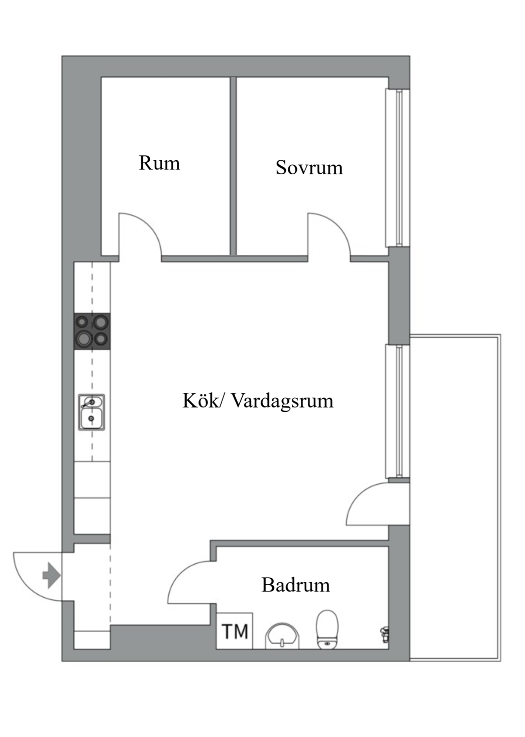 Planlösning